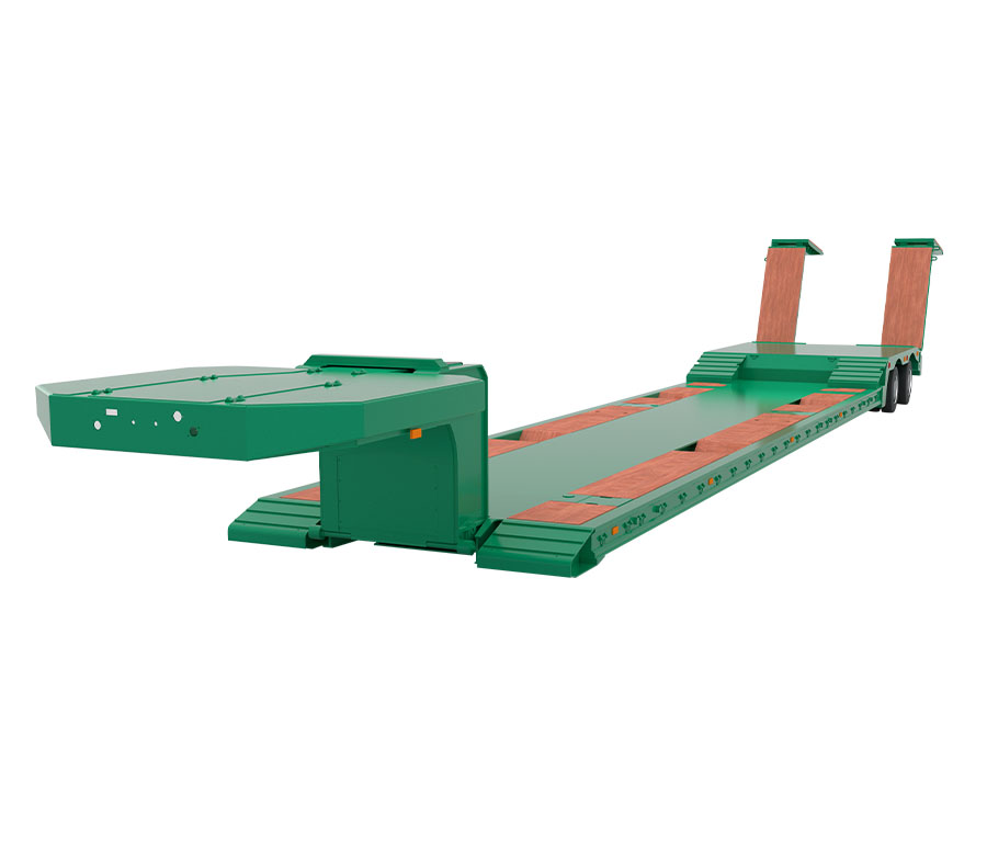 LT-3 vehiculum onerariis semi-squam cum aggere